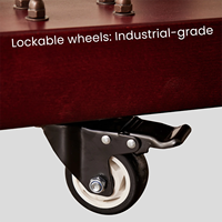 Chevalet mécanisé semi-automatique MEEDEN Pro à grande capacité réglable, pour toiles jusqu'à 102 pouces