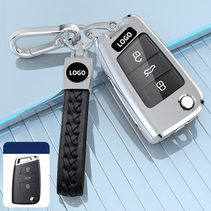 Étui de clé de voiture en alliage de zinc pour <span class=keywords><strong>Volkswagen</strong></span> Sagittarius, Touguan I, Lavida Plus, Tuyue, Golf 7, Polo, Bora, <span class=keywords><strong>Business</strong></span> Wind - Product Image 6