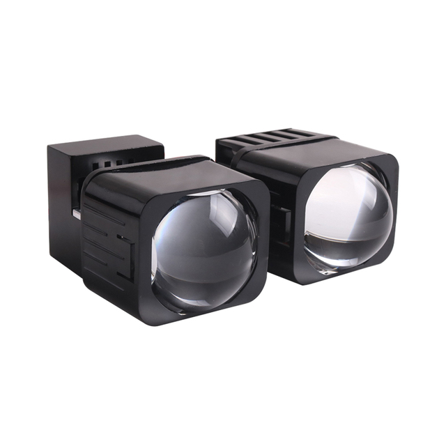 Auto Headlamp 1.5 Inch Automotive Led Projector Lens Headlight Laser Spot Light Module 35w 6000k for New Energy Car Front Lights