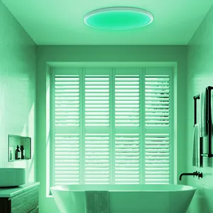 स्मार्ट घर रोशनी मोशन सेंसर एलईडी नाइट रोशनी आरजीबी 18W 25W 50W वाईफ़ाई एप्लिकेशन रिमोट कंट्रोल Recessed पैनल प्रकाश