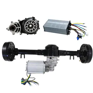 motor electrico electric motor differential electric car full kit 48v bldc motor for Motorized Tricycles