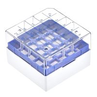 Lab and Medical Laboratory Cardboard Cryogenic Storage Box for Cryovial Tube 25 36 49 50 81 100 Wells