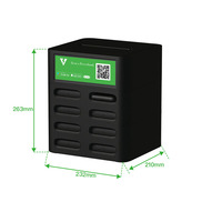 Station de recharge de téléphone portable commerciale pour restaurant, distributeur automatique de batteries externes pour hôtel, station de recharge de batteries externes pour hôtel