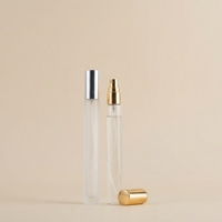 Tragbarer Nachfüllbarer 15ml 20ml Runder Glas-Parfümzerstäuber Anpassbare Farbe Matt & Transparent Pumpzerstäuberflasche mit Individualisierbarem Logo