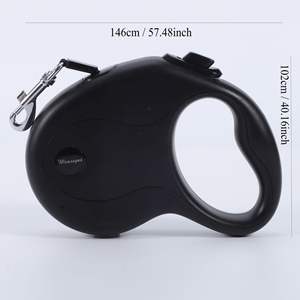 Tali Anjing Retraktil Otomatis Ukuran Sedang-Besar, Bahan ABS, Pelepasan Cepat, Anti Kusut, Sabuk Tarik 3m untuk Anjing - Product Image 3