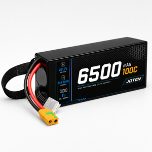 Batterie LiPo JOTEN 6S 22.2V 6500mAh 100C pour drone, pack d'alimentation haute performance 144.30Wh pour UAV FPV Quadcopter, fabricant OEM, approvisionnement B2B - Product Image 1