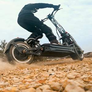 Scooter tout-terrain électrique F9 12 pouces 8000W Moteurs doubles 90Kpm 40Ah Pliable Étanche 80-100KM d'autonomie Contrôle par application Adulte - Product Image 5