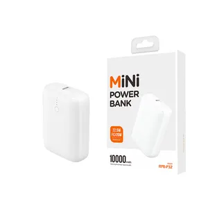 22.5W Mini Power בנק סופר מהיר טעינת 10000Mah נייד PD20W רב ממשק כוח בנק עבור Iphone טלפונים חכמים