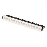 Grille LED longue et étroite intégrée, spot linéaire encastré multi-têtes anti-éblouissement, idéal pour une conception d'éclairage intégral sans luminaires dans toute la maison.