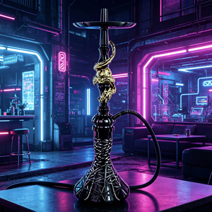 Ensemble de chicha miniature en acier inoxydable de qualité supérieure, design moderne et écologique, chicha portable complète pour fumer le shisha - Product Image 6
