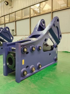 Martelo Hidráulico Tipo Lateral Quebra-Rochas Perfurador de Rocha Máquinas de Construção para Escavadoras de 3-50 Toneladas Garantia de 1 Ano - Product Image 2