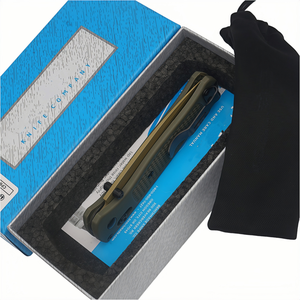 Navaja Plegable BM Bugout 535 con Hoja de Acero 440C y Mango de Fibra de Nylon, Herramienta Táctica de Autodefensa para Caza, Senderismo, EDC, Camping, OEM - Product Image 2