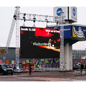 ステージ背景用のフルカラー4k3D屋外P4防水大型ビデオウォールデジタル広告ビルボードLEDディスプレイ画面