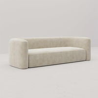Canapé double pour salon, style nordique moderne minimaliste, incontournable en 2025