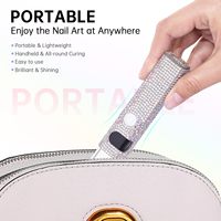 Sèche-ongles UV LED portable H1 personnalisé 3W, mini, rechargeable par Type-C, alimenté par batterie, prise USB, sans fil, électrique pour le nail art
