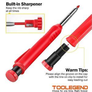 Máy móc xây dựng bút chì bút gỗ thiết lập/thợ mộc vẽ tốt nhất Đánh Dấu Công cụ thợ mộc bút chì thợ mộc công cụ - Product Image 2