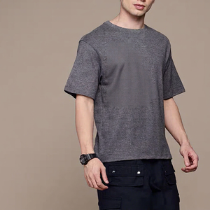 เสื้อยืดคอเต่าแขนสั้นผู้ชายแบบสั่งทำพิเศษ ผ้าฝ้ายถัก 100% ระบายอากาศได้ดี ทรงปกติ - Product Image 4