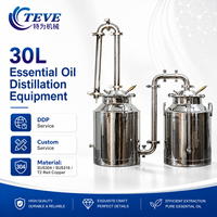 Machine d'extraction d'huiles essentielles de 30L pour usage domestique et équipement de micro-distillerie pour petites entreprises