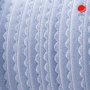 CYG Usine 10mm 15mm Bord festonné Spandex Bande Élastique pour <span class=keywords><strong>Soutien</strong></span>-<span class=keywords><strong>Gorge</strong></span> Sangle <span class=keywords><strong>Bandeau</strong></span> - Product Image 2