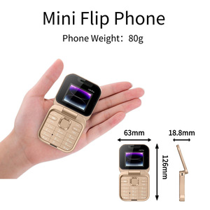 Nuevo Teléfono Móvil Mini Flip 2024, Radio FM, Voz Mágica, Lista Negra, Marcación Rápida, Vibración, 2 Tarjetas SIM, Pantalla Pequeña, Teléfono Celular Plegable - Product Image 2