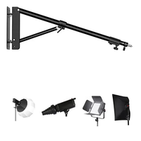 Support mural Triangle Boom Arm pour plafond support mural trépied pour photographie lumière stroboscopique Softbox Parapluie Réflecteur