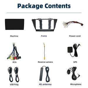 Ts20 2K Màn Hình <span class=keywords><strong>Android</strong></span> Xe Máy Nghe Nhạc Đài Phát Thanh Stereo Đa Phương Tiện Hệ Thống Carplay 360 Máy Ảnh Dsp Cho Toyota Prius Cộng Với V Alpha 2012-2017 - Product Image 3