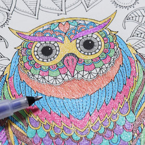 Suministros <span class=keywords><strong>de</strong></span> arte, bolígrafos <span class=keywords><strong>de</strong></span> <span class=keywords><strong>Gel</strong></span> para libros <span class=keywords><strong>de</strong></span> colorear para adultos, 12 colores, paquetes <span class=keywords><strong>de</strong></span> bolígrafos <span class=keywords><strong>de</strong></span> <span class=keywords><strong>Gel</strong></span> con purpurina - Product Image 6