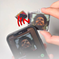 2025 Vente chaude Albums de CD acryliques de musique les plus populaires avec boîtier NFC Mini CD Motif personnalisé et chansons pour cadeaux promotionnels