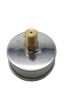 0-100 PSI Steel Pressure Gauge with 1.6/2.5 Accuracy and NPT/BSP/PT Threads for Water/Oil/Steam/Compressed Air Measurement