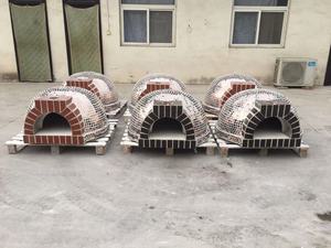 Dôme multi-combustible four à granulés de pizza remorque <span class=keywords><strong>en</strong></span> briques <span class=keywords><strong>barbecue</strong></span> grill de table portable avec four à pizza d'occasion à vendre - Product Image 5