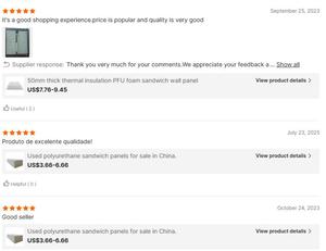 冷蔵機器用冷蔵室ポリウレタン断熱パネル耐久性高効率サンドイッチパネル - Product Image 6