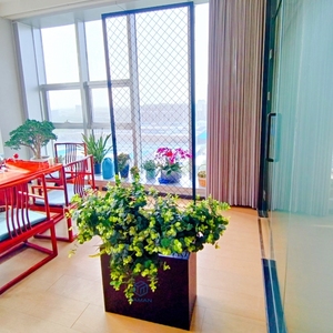Grande jardinière surélevée verticale rectangulaire en métal pour jardin en acier avec treillis pour plantes grimpantes légumes - Product Image 6