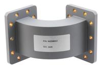 Guía de Onda WR-229 con Curva en E, Cubierta UG y Bridas Ranuradas, Operando de 3.22 GHz a 4.9 GHz, Guía de Onda Bj22 de 3 kW