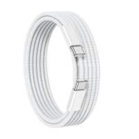 Cable de Carga Trenzado Tipo-C a Tipo-C de 60W al por Mayor, Cable de Carga Rápida USB-C para Teléfono Móvil, Múltiples Colores Opcionales