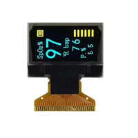 Pantalla OLED azul de matriz pasiva con interfaz SPI/I2C de 4 cables SSD1315 de 0,96 pulgadas personalizada
