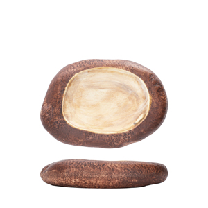 Piatto in Pietra di Fiume 19x13cm, Stoviglie in Pietra Naturale - Product Image 1