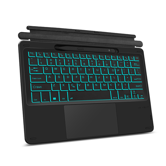 Direct Sales High Quality Magnetic Touch Backlit Wireless Keyboard with Pen Slot for Microsoft Surface Pro 8 9 10 11