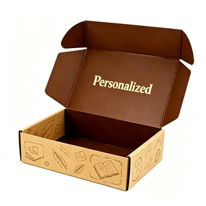 OEM Custom Logo Recyclable Corrugated Mailing Box with <b>Double</b> Sides Printed & Flat Pack Design - Shipping Packaging Wholesale - Product Image 1