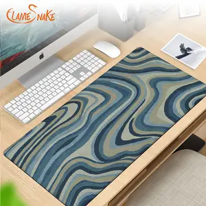Desenho de linha estética Flame Snakes mouse pad personalizado, mouse pad XL 80*30 para impressão, mouse pad