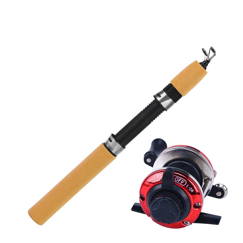 80cm tige + bobine rouge (avec 20m 2.0 # ligne)