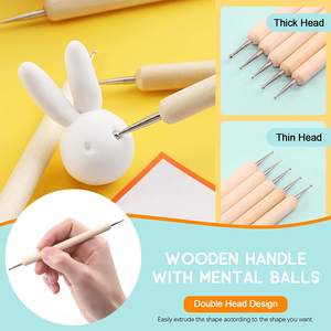 Kit de peinture à points de mandala 41 pièces, outils de pointillage, pochoirs de mandala, stylet à bille, plateau de peinture pour la peinture sur roches, décoration murale - Product Image 2