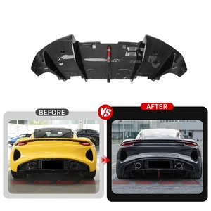 Factory Price Upgrade to Vors Style Dry Carbon Fiber <b>Car</b> Auto Parts Rear <b>Diffuser</b> Lip for Lotus Emira - Product Image 5