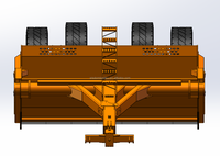 WISDOMBEIDOU 12PW-380Q Tracteur agricole monté sur chenilles de 3,8 mètres à commande GPS, charrue à roues à 2 points pour le transport de terre, terres agricoles
