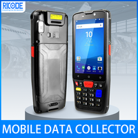 RICODE Android 14 PDA industriel avec scanner 1D 2D, ordinateur mobile 4G LTE pour la logistique, le tri de colis et le suivi des livraisons