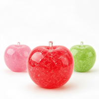 GREENSEED Apfel-Smoothie-Ball Quetschball Sensorisches Entspannungsspielzeug für Erwachsene PVC-Material Musiktherapie Langsam Auspressbares Spielzeug