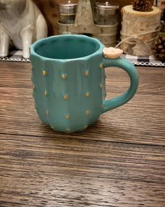 แก้วกาแฟเซรามิกสีเขียว3D น่ารักแก้วมักลายกระบองเพชรทรงสีชมพูออกแบบได้ตามต้องการสำหรับเป็นของขวัญ - Product Image 6