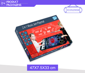 Batterie et clavier pour enfants tapis de batterie électronique piano jouet instruments de musique tapis de gymnastique - Product Image 5