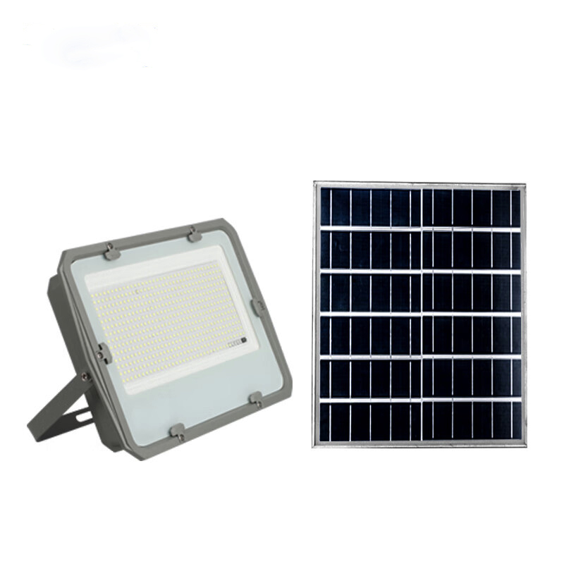 Stock Available IP66 100W 200W 300W 400W Aluminum Solar Powered Rechargeable Flood Lights Portable for Outdoor Natural Light