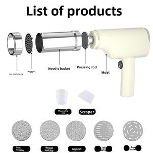 เครื่องทำเส้นก๋วยเตี๋ยวสแตนเลสแบบมือหมุน พกพาสะดวก ใช้งานได้หลากหลาย ไร้สาย - Product Image 2