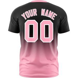 Camiseta de Béisbol con Degradado Personalizado, Impresión Sublimada con Nombre y Número del Equipo, Unisex, Secado Rápido, Jersey Deportivo - Product Image 2